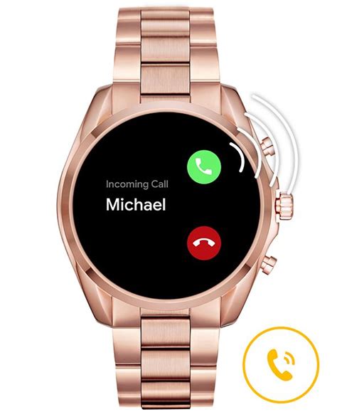 michael kors access gen 5 bradshaw gold-tone smartwatch|michael kors access touchscreen smartwatch.